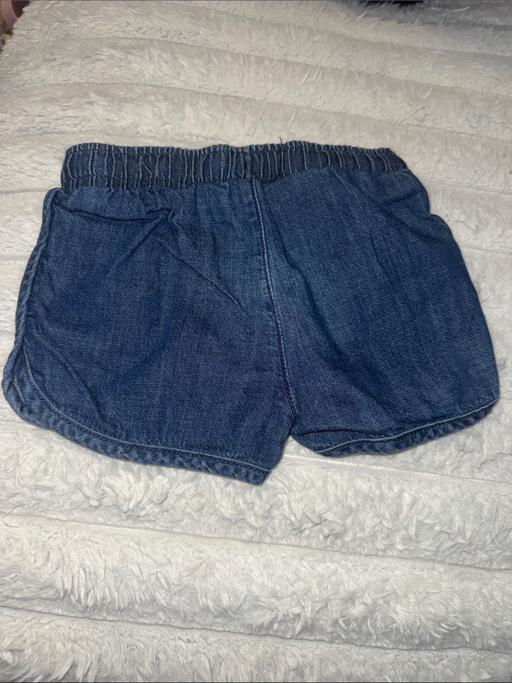 Cat & Jack Indigo Denim-Look Baby Shorts - Picture 4 of 4